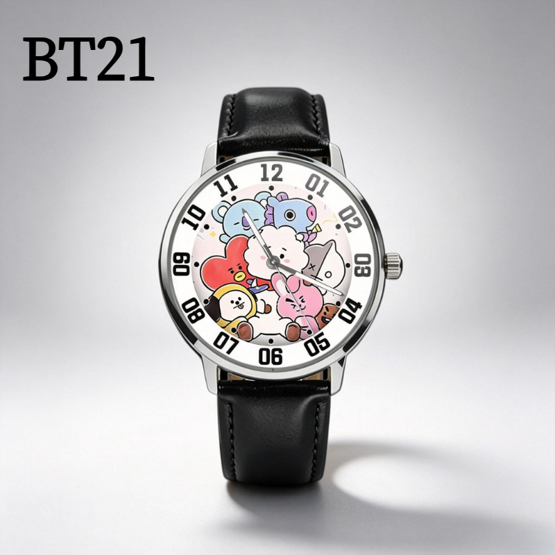 Anime Merchandise Types - Orologio da polso al quarzo rotondo