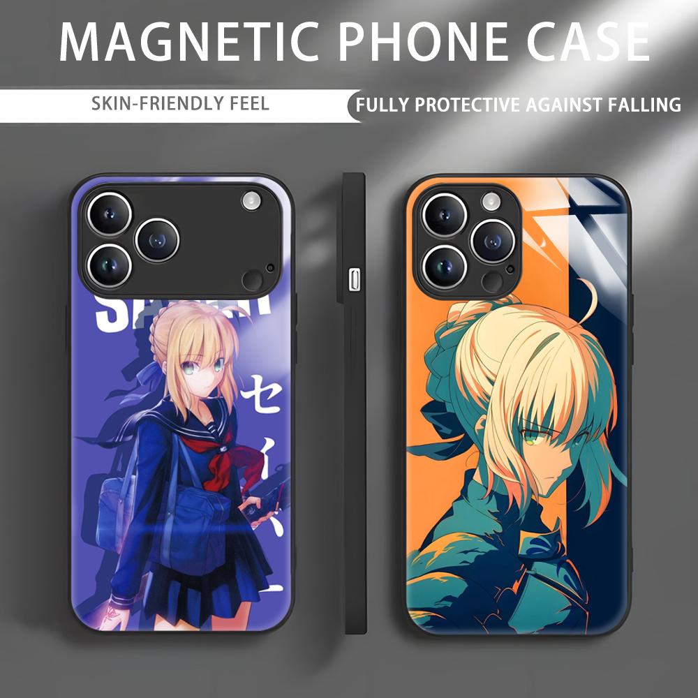 Phone Case Anime - Custodia per telefono Anime Fate S-Saber