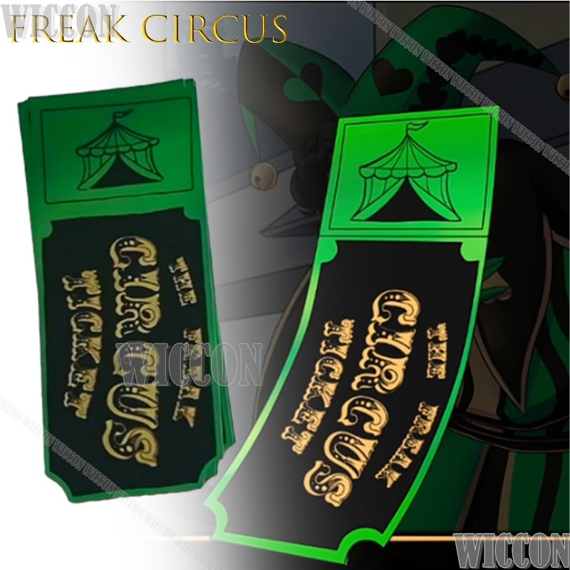 Freak Circus Ticket Card Rosso - Anime Merchandise Europe recensione e prezzo